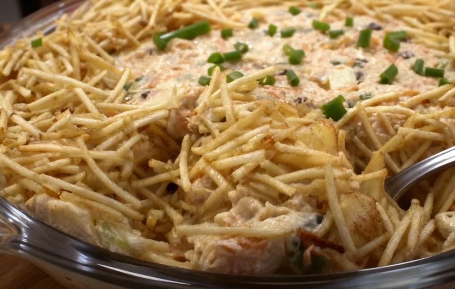 Salpicão de Natal com bacalhau